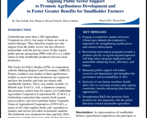 Policy Brief 22 (2025) Promote Agribusiness Development and to Foster Greater Benefits for Smallholder Farmers_EN (4)