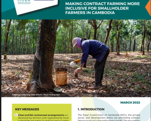 Policy Brief 07 (2022) Making Contract Farming More Inclusive for Smallholder Farmers in Cambodia-EN