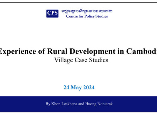 PPT Slide 13 (2024 05) Experience of Rural Development in Cambodia – Village Case Studies EN